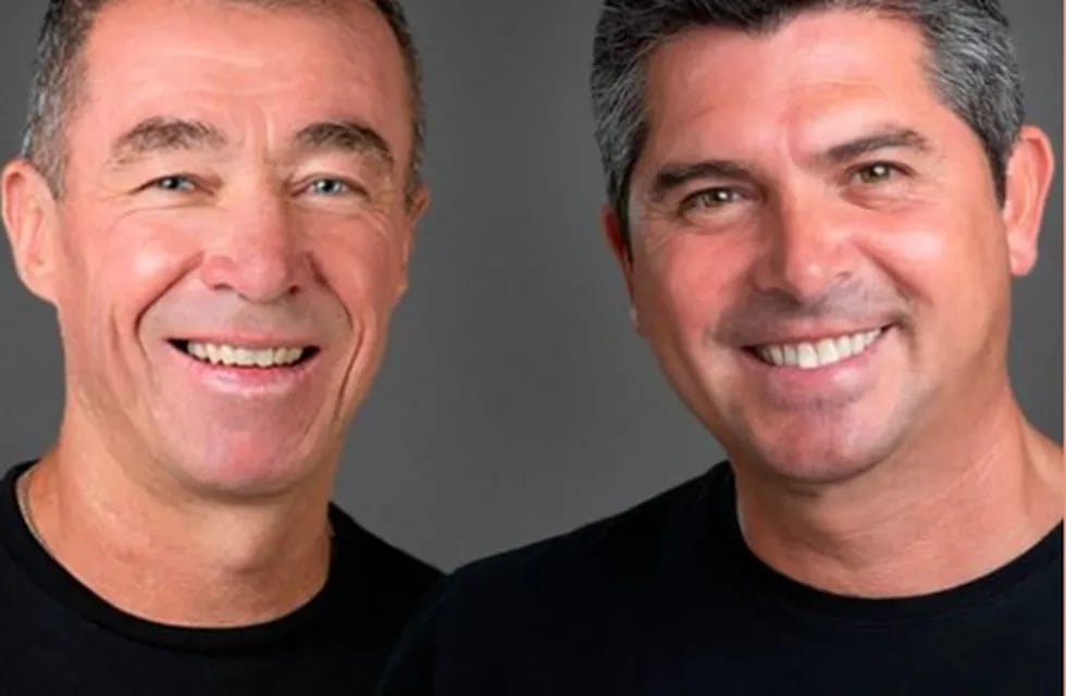 Marcelo Orrego y Fabián Martín, la fórmula que competirá el 14 de mayo.
