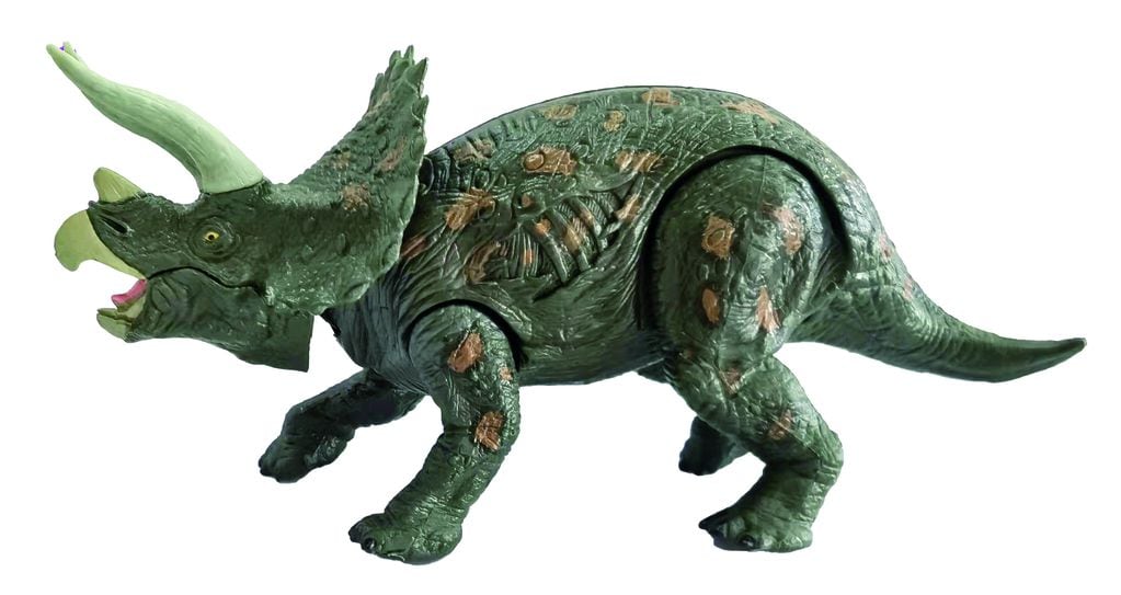 Cada entrega viene con un dinosaurio articulado para coleccionar.