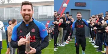 Lionel Messi volvió a los entrenamientos en el PSG