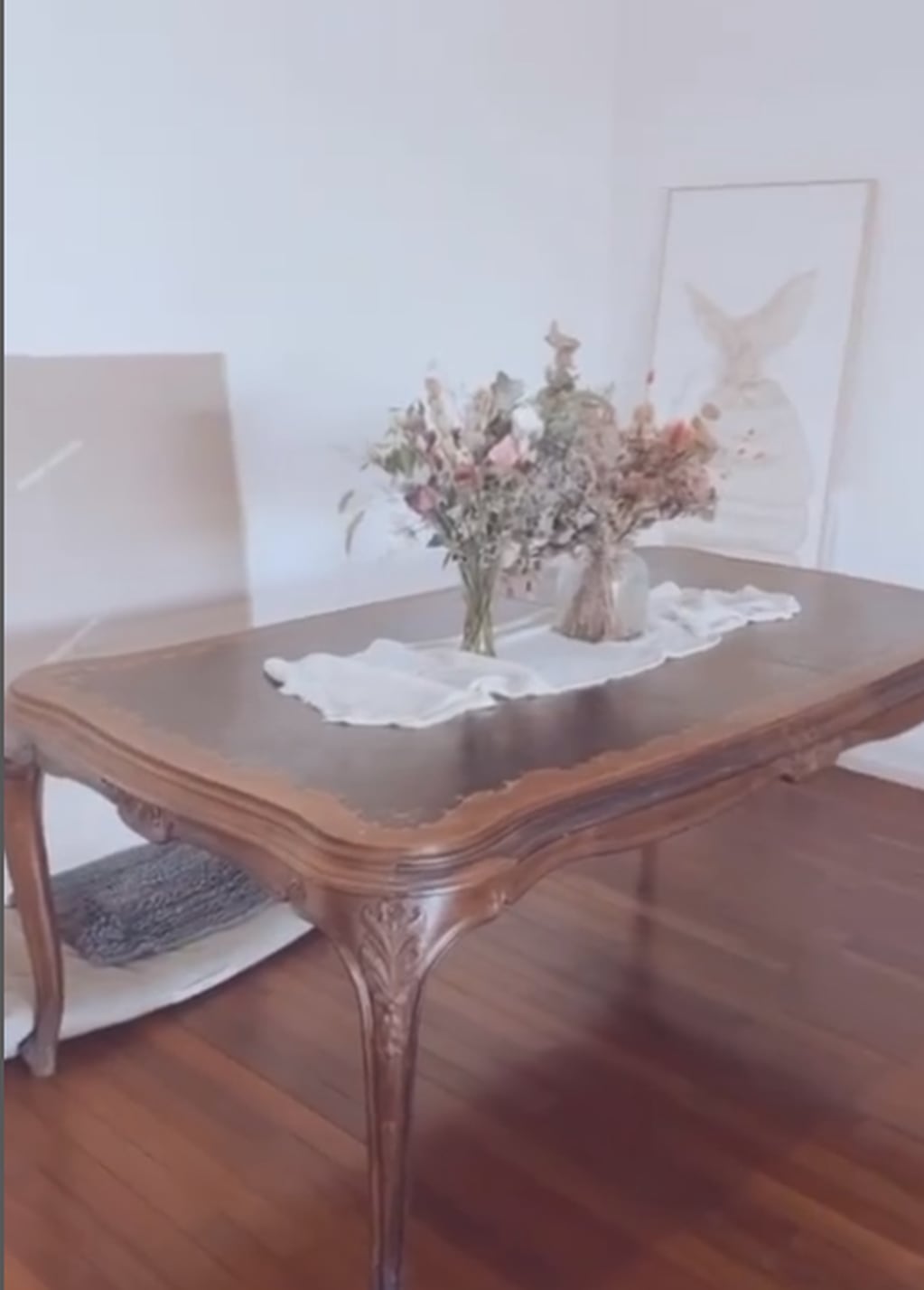 Florencia Bertotti mostró en Instagram la remodelación de su casa
