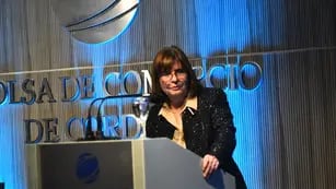 Juntos por el Cambio: Patricia Bullrich en la Bolsa de Comercio de Córdoba