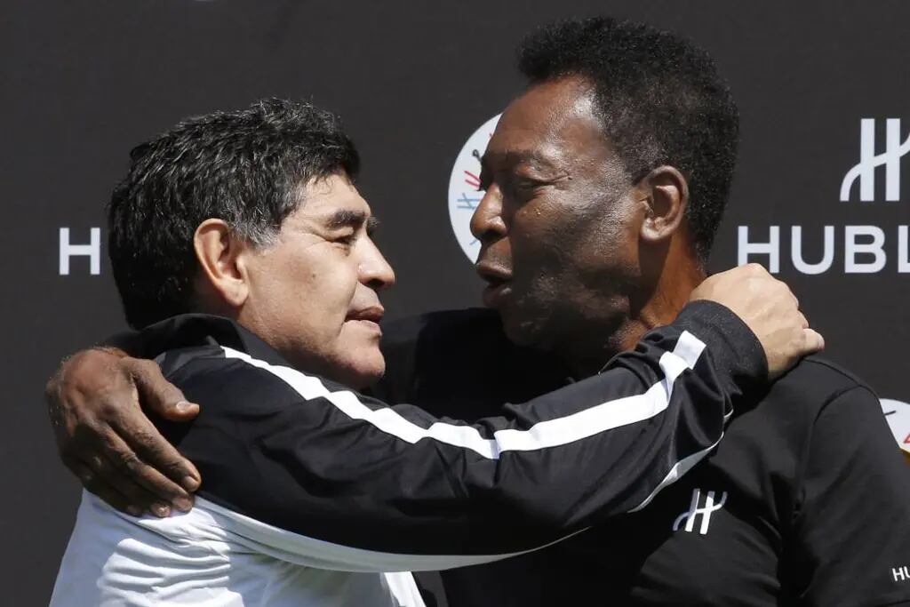 Maradona y Pelé