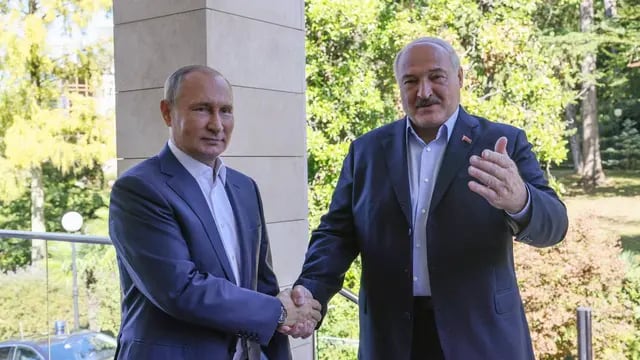 Putin y Lukashenko