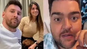 Darío Barassi le envió facturas y salame a Antonela Roccuzzo y Lionel Messi y ellos lo mostraron en Instagram