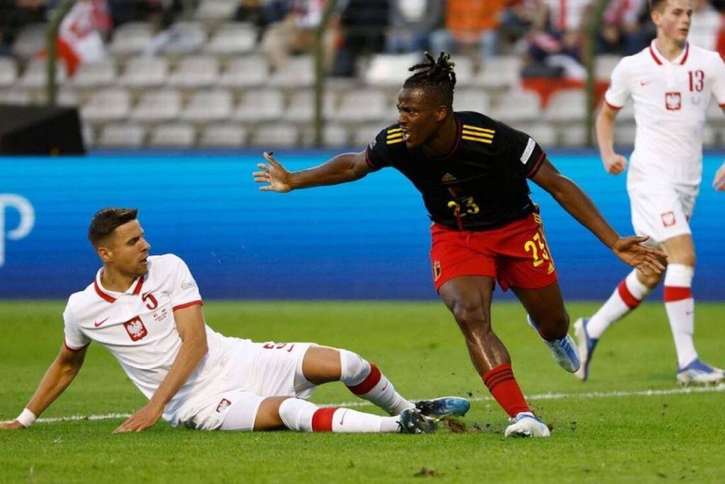 En la Liga de las Naciones, Bélgica aplastó a Polonia (rival de Argentina) por 6-1. 