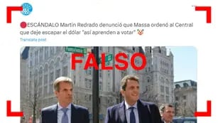 No, Martín Redrado no dijo que Sergio Massa ordenó al Banco Central dejar escapar el dólar “así aprenden a votar”