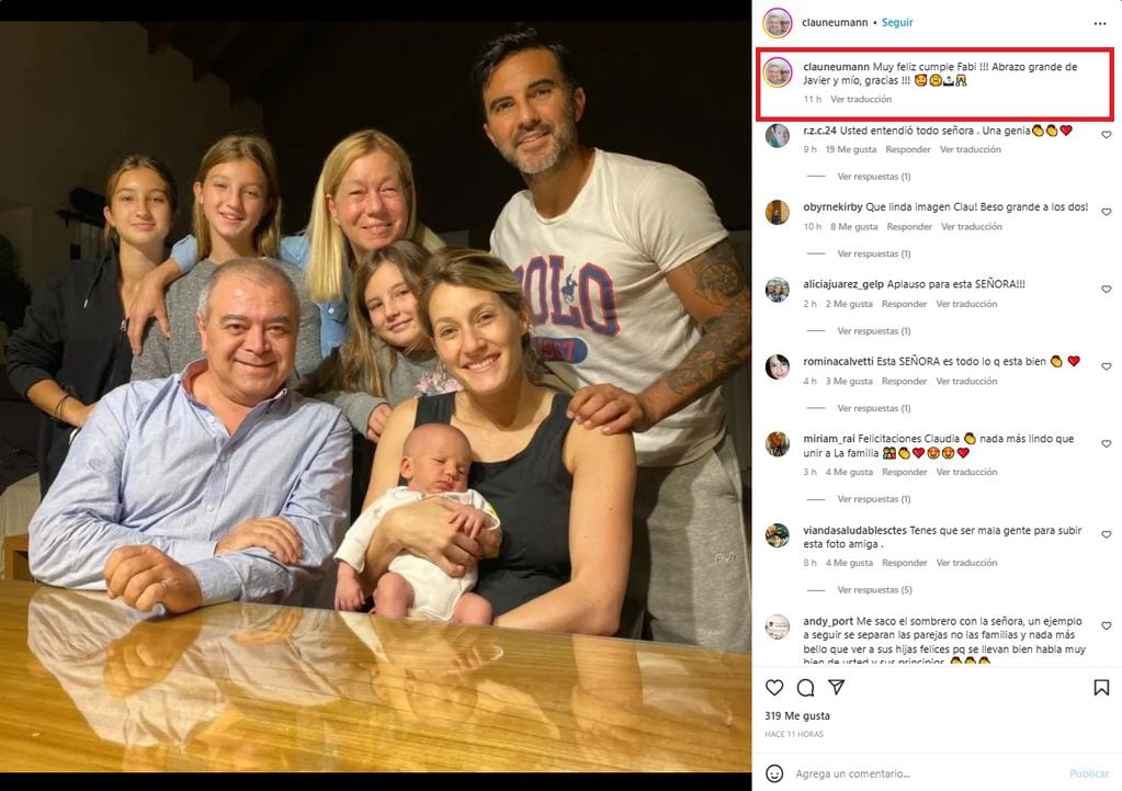 La madre de Nicole Neumann desató un escándalo por una foto con Fabián Cubero.
