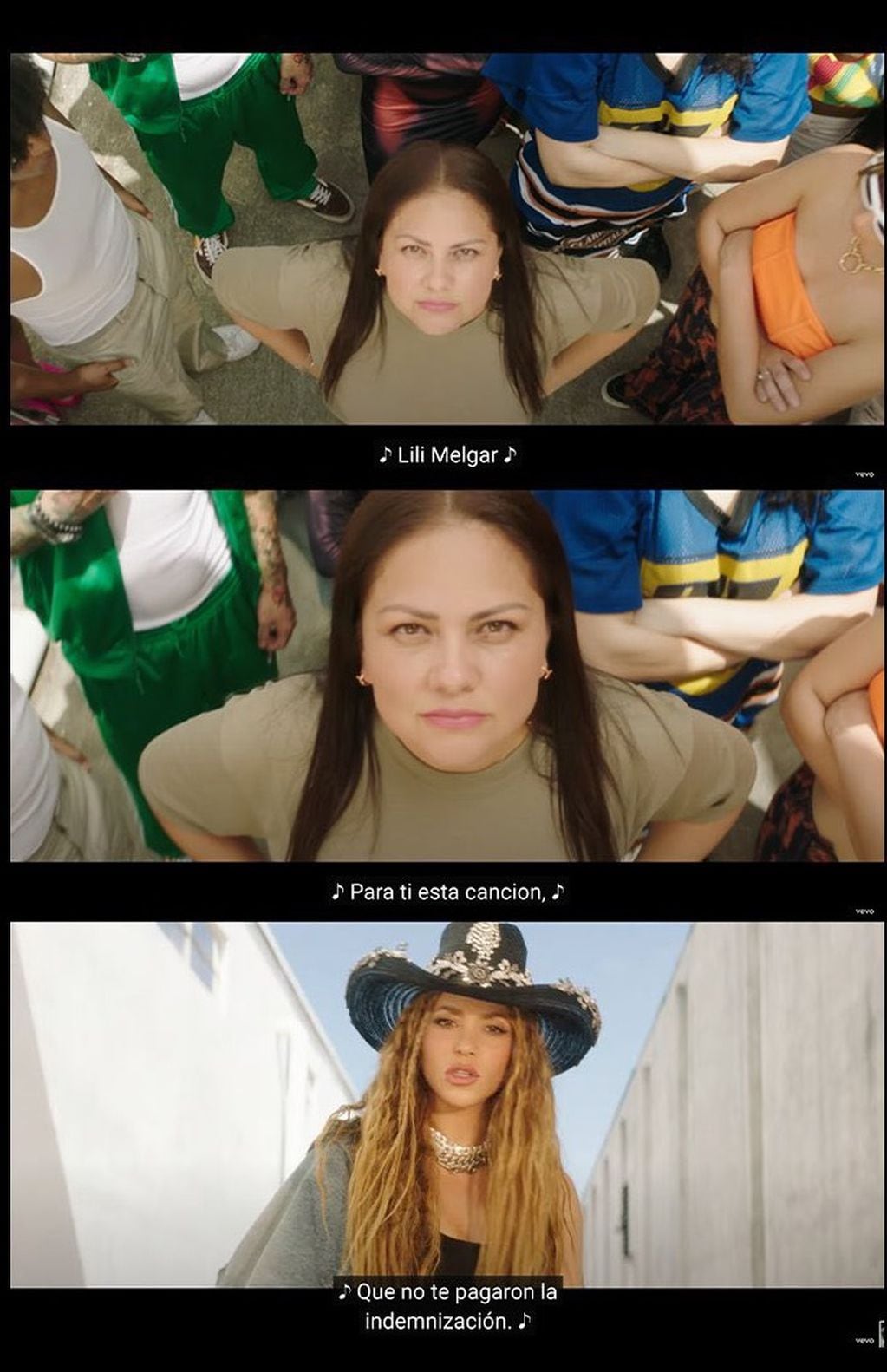 Lili Melgar en el nuevo video "El jefe" de Shakira: la cantante le dedica el tema