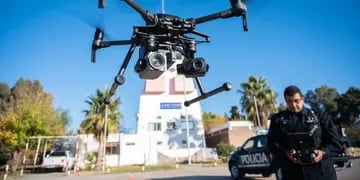 Drone de la Policía de Mendoza