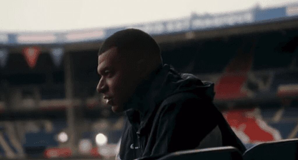 Imágenes del spot del PSG donde se lo ve a Mbappé como protagonista