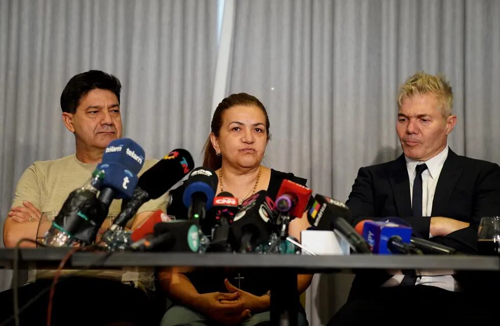 Graciela Sosa habló en conferencia de prensa luego de la sentencia por el crimen de su hijo (Gentileza Clarín)