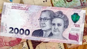 Billete de 2000 Pesos Argentinos