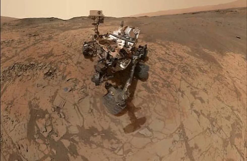 El curiosity se sacó una selfie en Marte