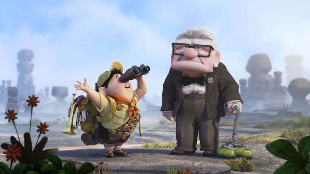Carl Fredricksen, el "abuelo" de Russell en la recordada película "Up" (Disney / Pixar)