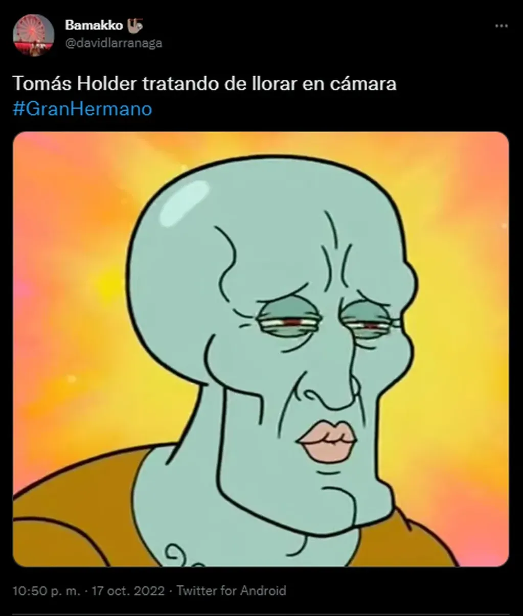 Tomás Holder fue furor en redes sociales por sus parecidos.