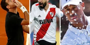 Juega River por la Superliga, Newell's por la Sudamericana. Se presenta Del Potro en Madrid y arranca el The Players de golf. 