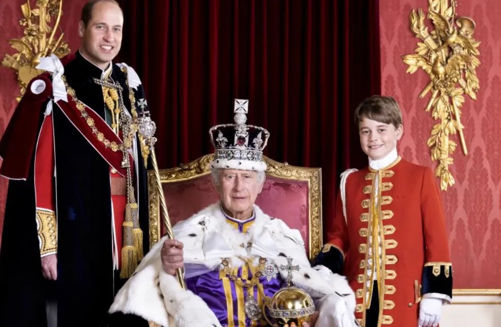 Así es la línea de sucesión para la corona británica si muere el rey Carlos III. Gentileza: 20 Minutos.