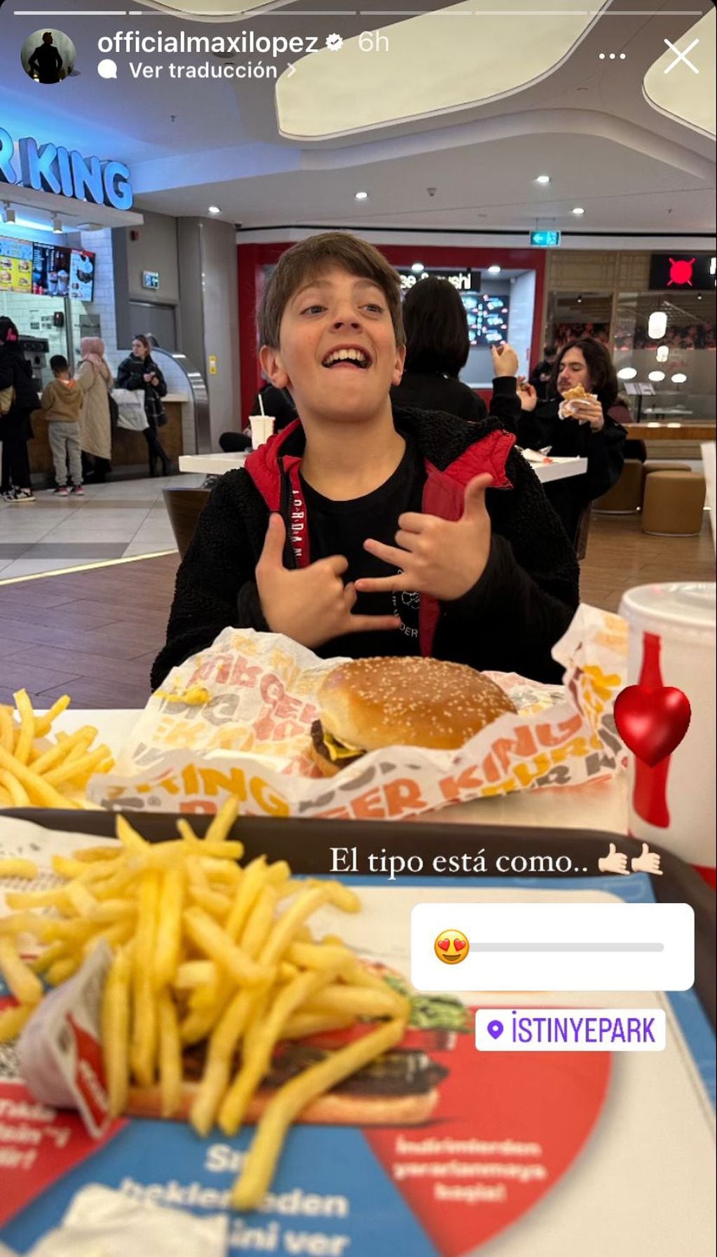 Benedicto López, el hijo menor de Wanda Nara y Maxi López. Gentileza Instagram.