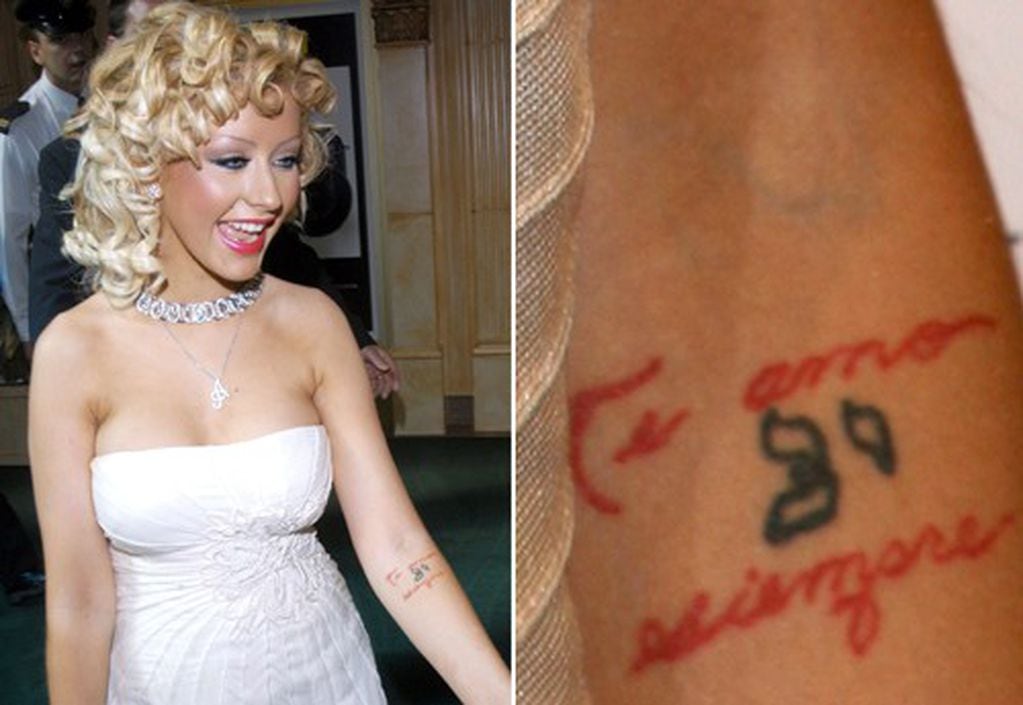 Christina Aguilera y su error en hebreo.