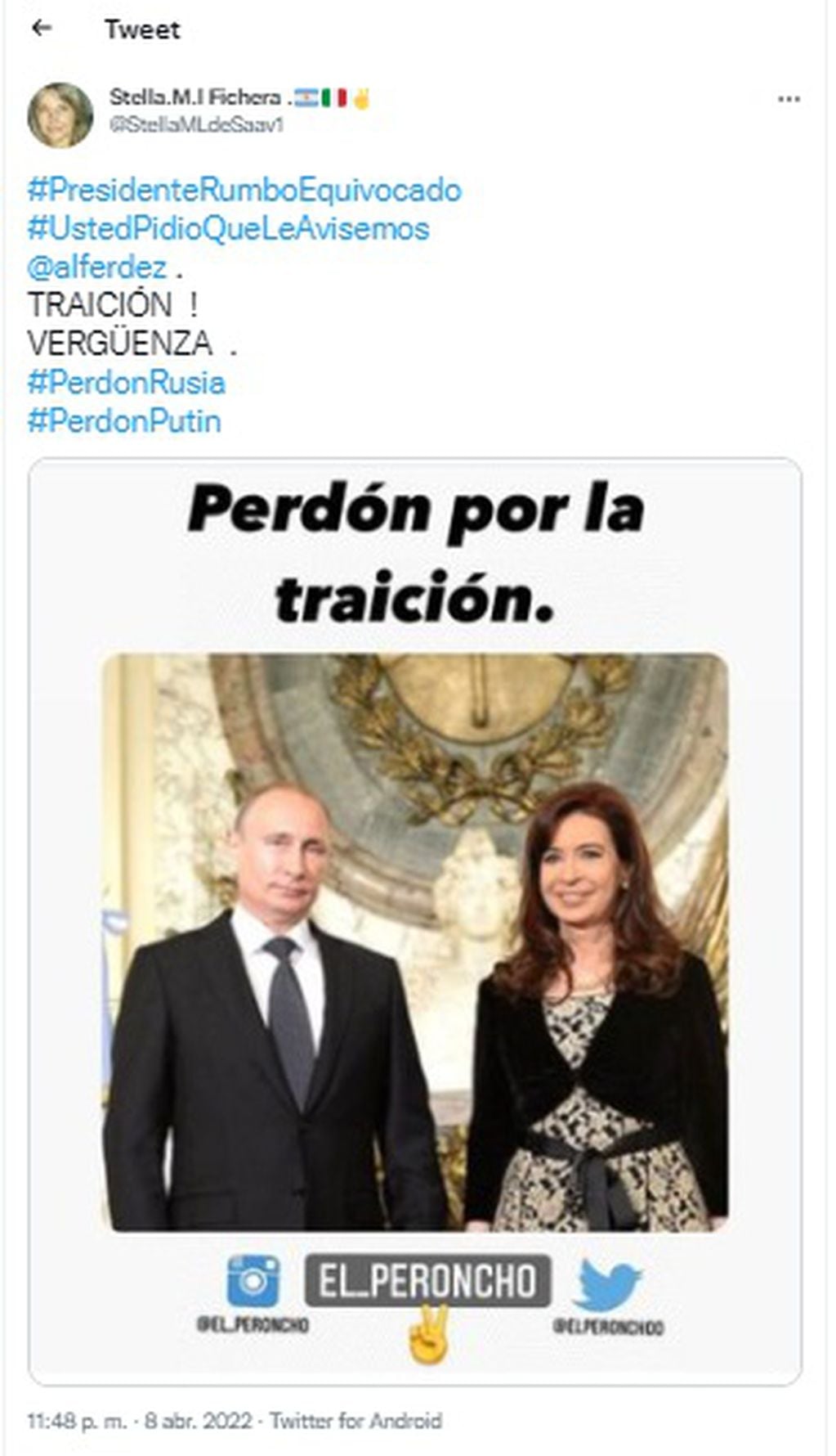 Usuarios de Twitter piden perdón a Rusia porque Argentina votó en contra de ellos en la ONU
