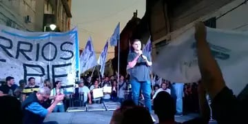 Polémico video: Un jefe sindical dio un discurso de odio hacia Diego Luciani y lo amenazó con “acomodarle los dientes”