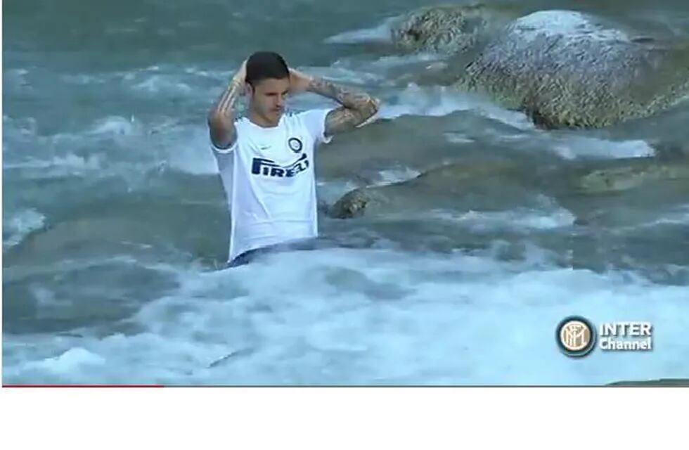 Mirá el exigente entrenamiento bajo el agua del Inter de Milán