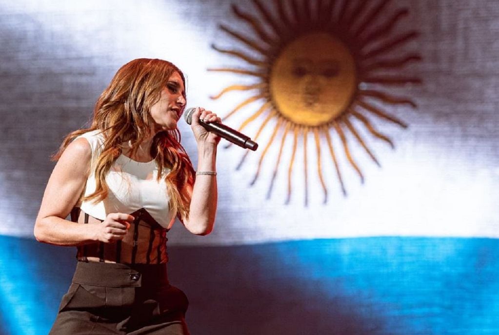 Soledad Pastorutti, en uno de sus shows en el Movistar Arena en octubre - 