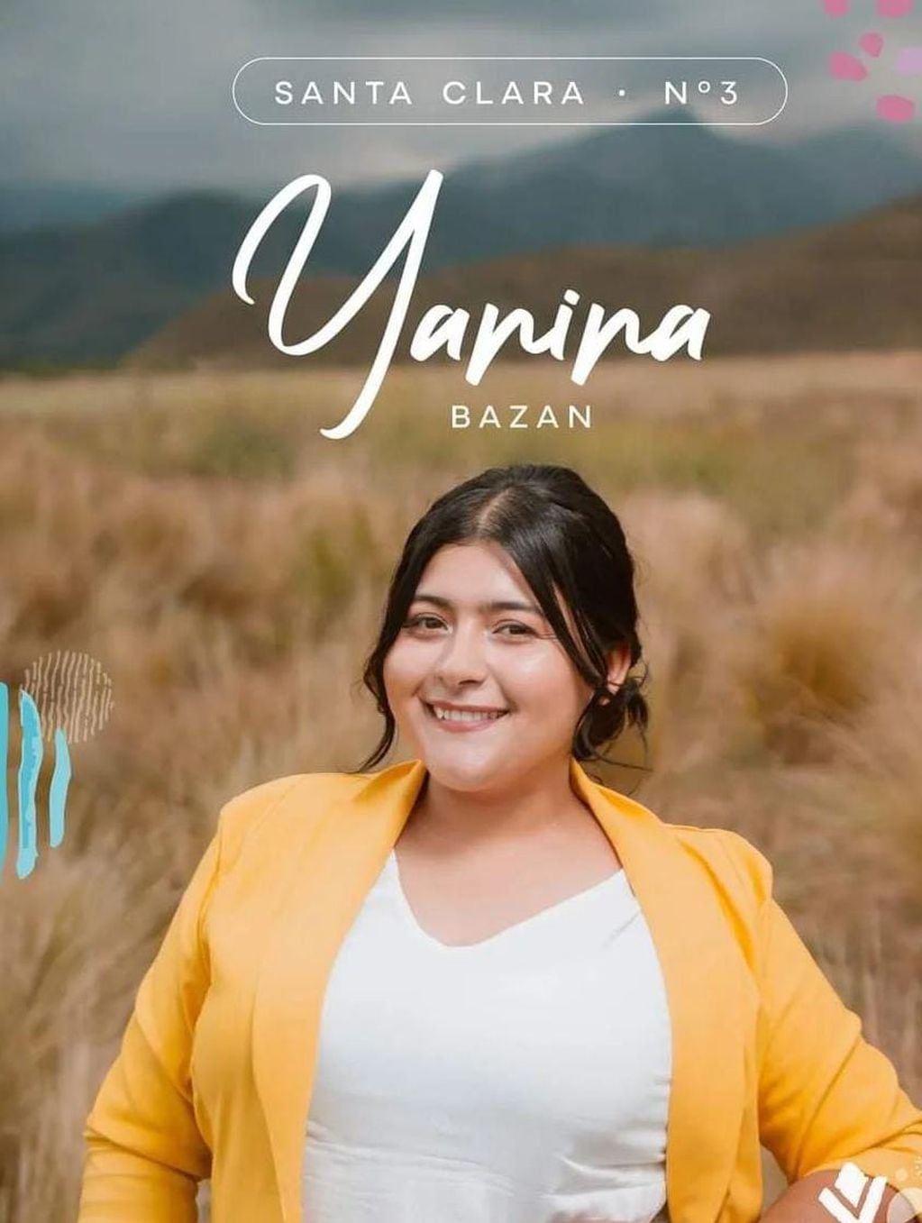 Yanina representa a Santa Clara