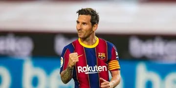 Messi anotó el tercer gol del Barcelona.
