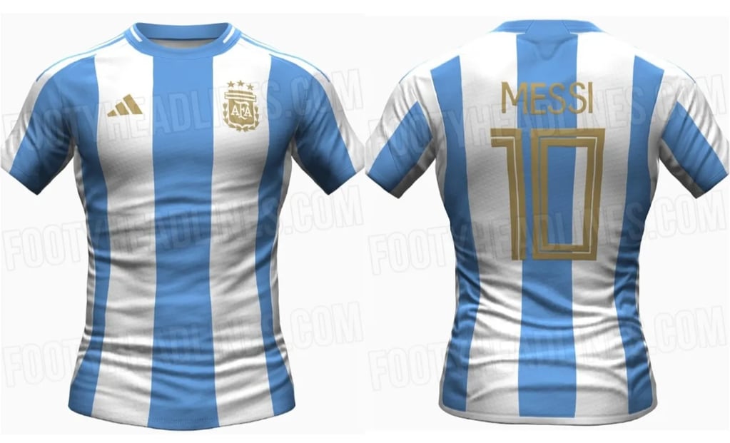 La posible nueva camiseta de la Selección Argentina