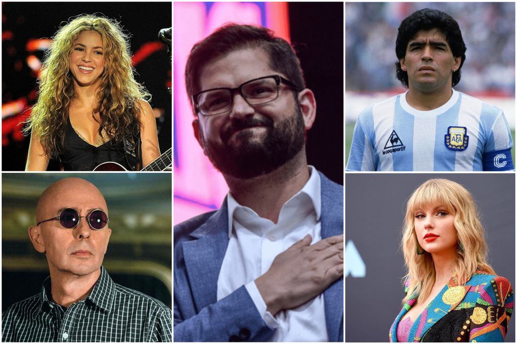 Gabriel Boric, nuevo presidente de Chile, fanático declarado de Shakira, Diego Maradona, Indio Solari y Taylor Swift