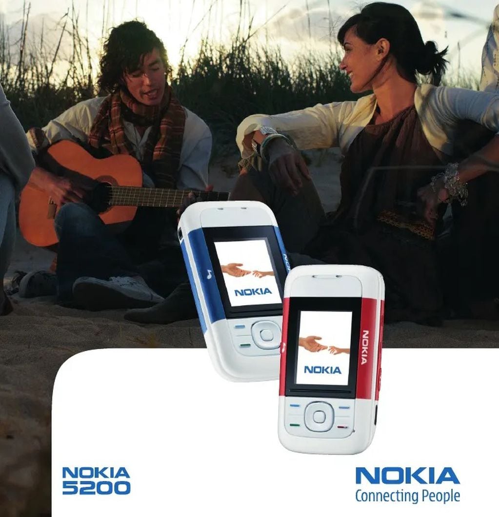 Nokia 5200, con tapa deslizable y reproductor MP3, el celular furor en 2007