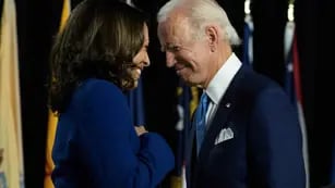 Kamala Harris y Joe Biden (AP)