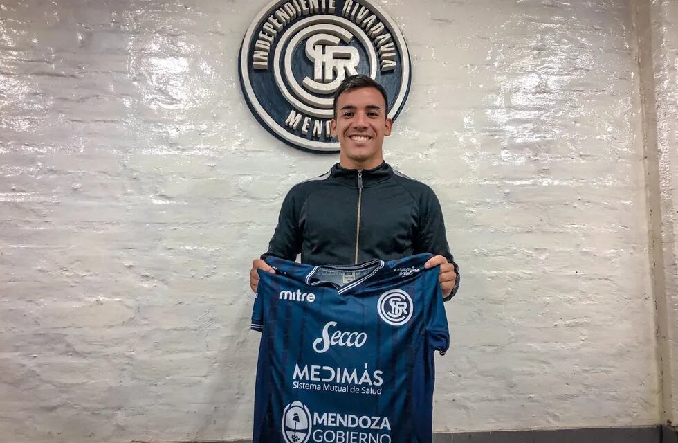 Agustín Verdugo, 24 años, mediocampista. Es la nueva incorporación de Independiente Rivadavia. /Gentileza prensa de CSIR
