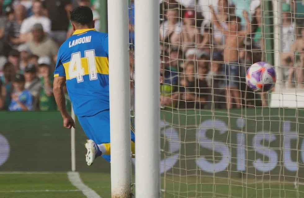 Luca Langoni, autor del gol del triunfo de Boca en Junín ante Sarmiento. / Gentileza.