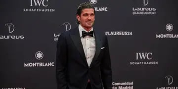 Rodrigo De Paul en la ceremonia de los Premios Laureus desarrollada en Madrid