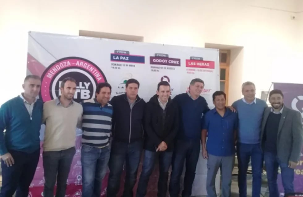 La Paz, Las Heras y Godoy Cruz lanzaron el Rally MTB 2019