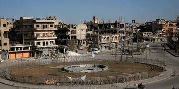 SIRIA. La ciudad de Damasco ya ha sido reconstruida varias veces desde que la OTAN empezó la guerra (AP).