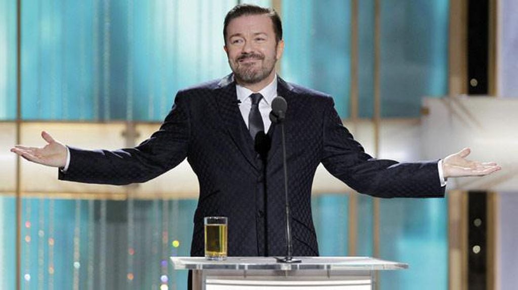 Ricky Gervais en la discurso de apertura de los Globo de Oro 2020