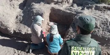 Hallaron restos óseos en Jáchal