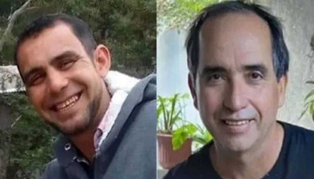 Gabriel Raimann, de 37 años, y Ramón Román, de 57, los amigos que desaparecieron en Pinamar. Gentileza: Tiempo Sur.