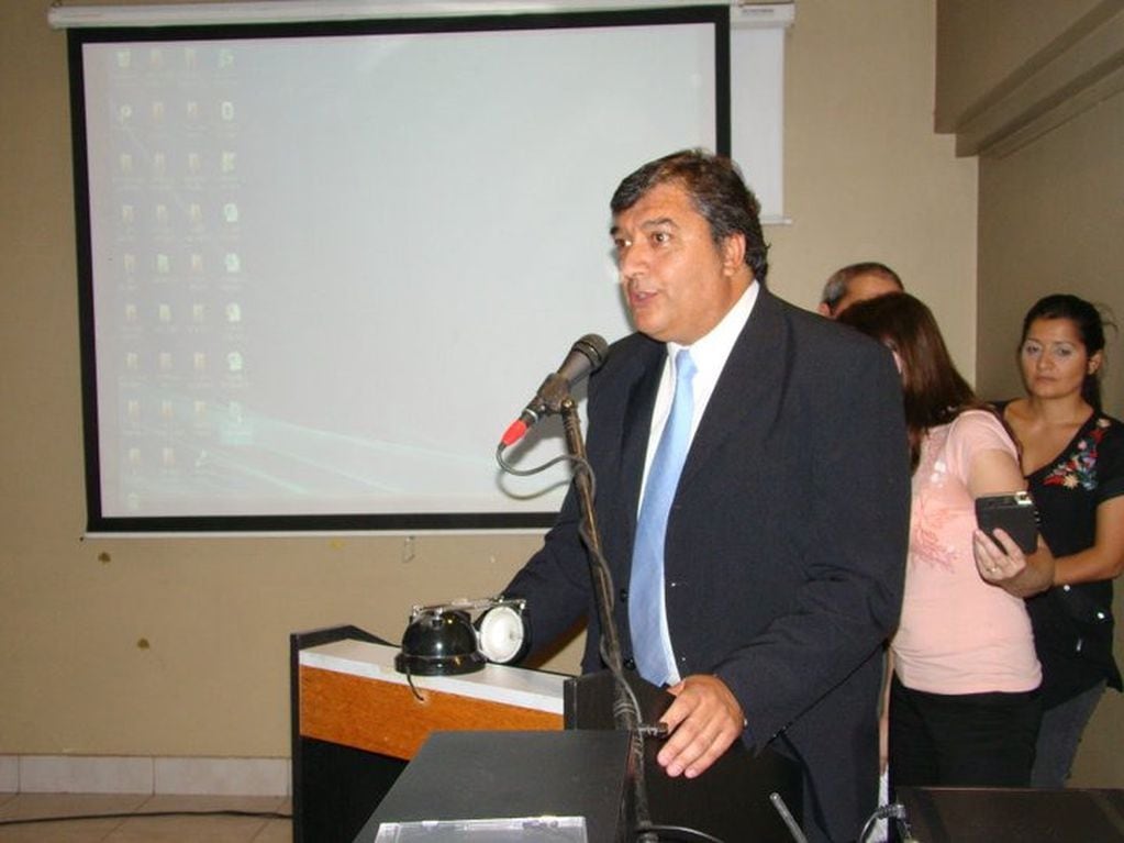 Alfredo Arias, tesorero de la Liga Mendocina de Fútbol.