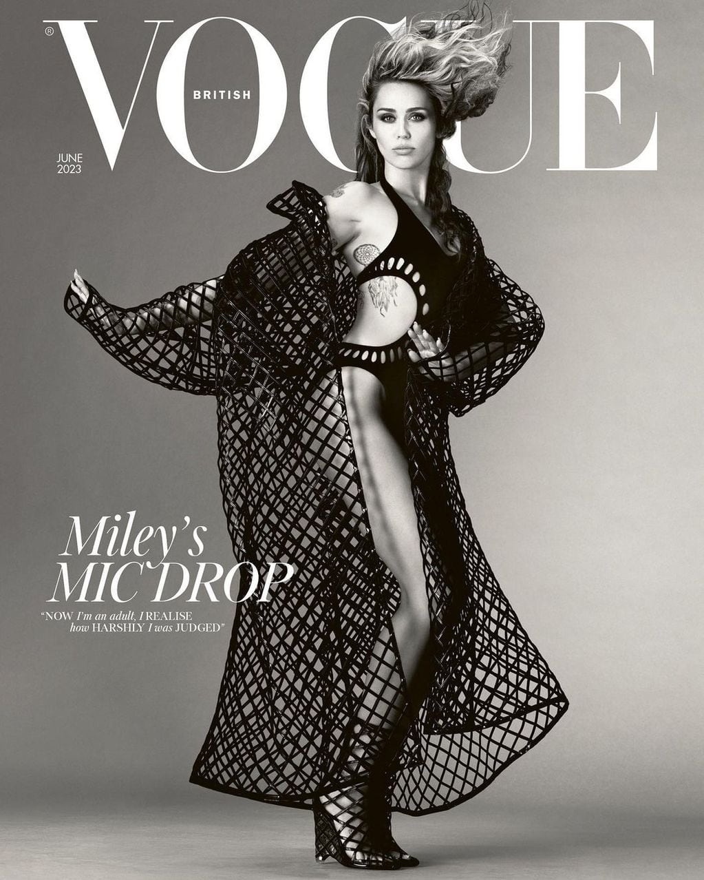 Miley Cyrus para Vogue.