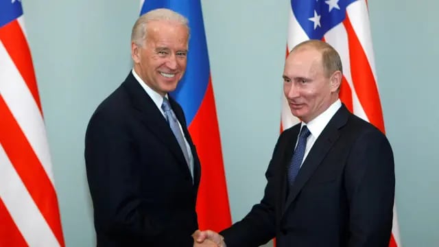 Joe Biden y Vladímir Putin