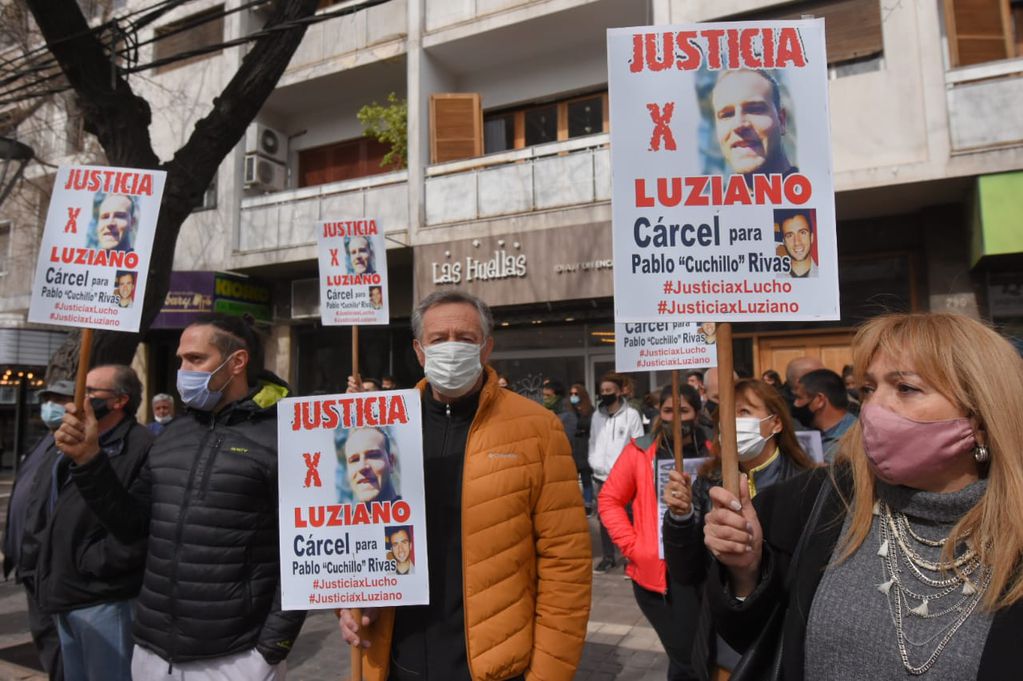 Marcha de justicia por el crimen de Luziano Moreno. Claudio Gutiérrez - Los Andes.