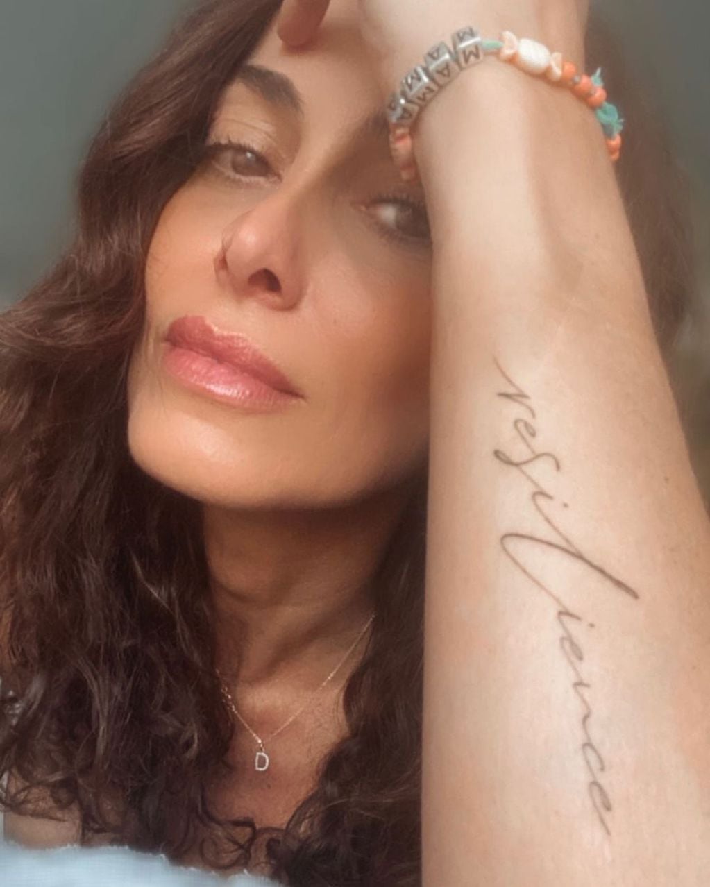 El nuevo tatuaje de Débora Bello refleja el momento que atraviesa la modelo. Foto: @bellodeb