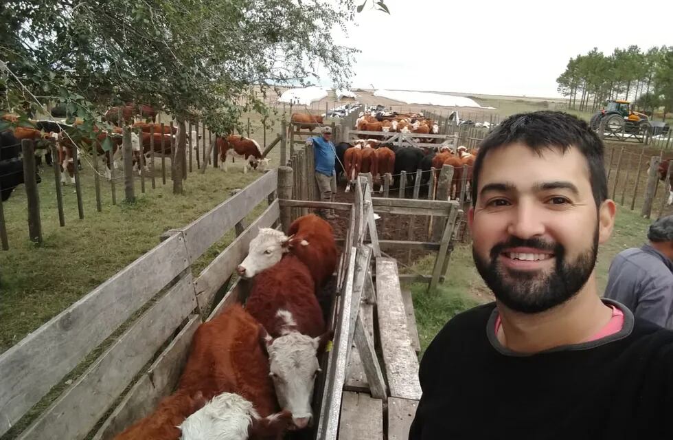 Carlos Robledo, productor ganadero. / Gentileza