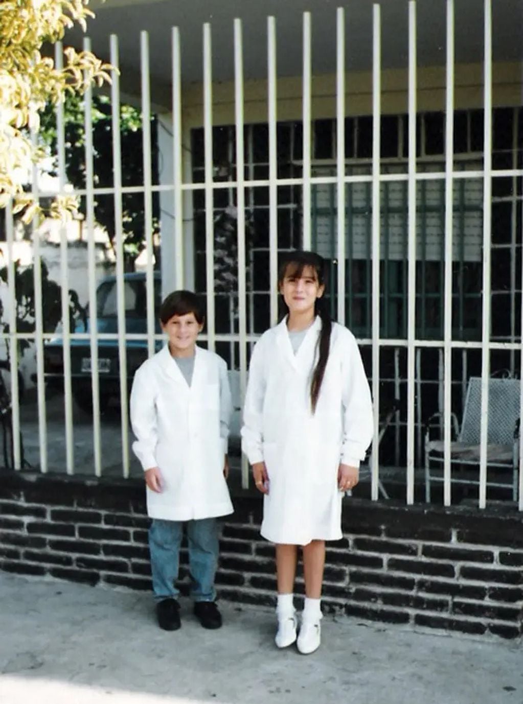 Messi y Cintia compartieron desde jardín de infantes hasta que se fue a Barcelona.