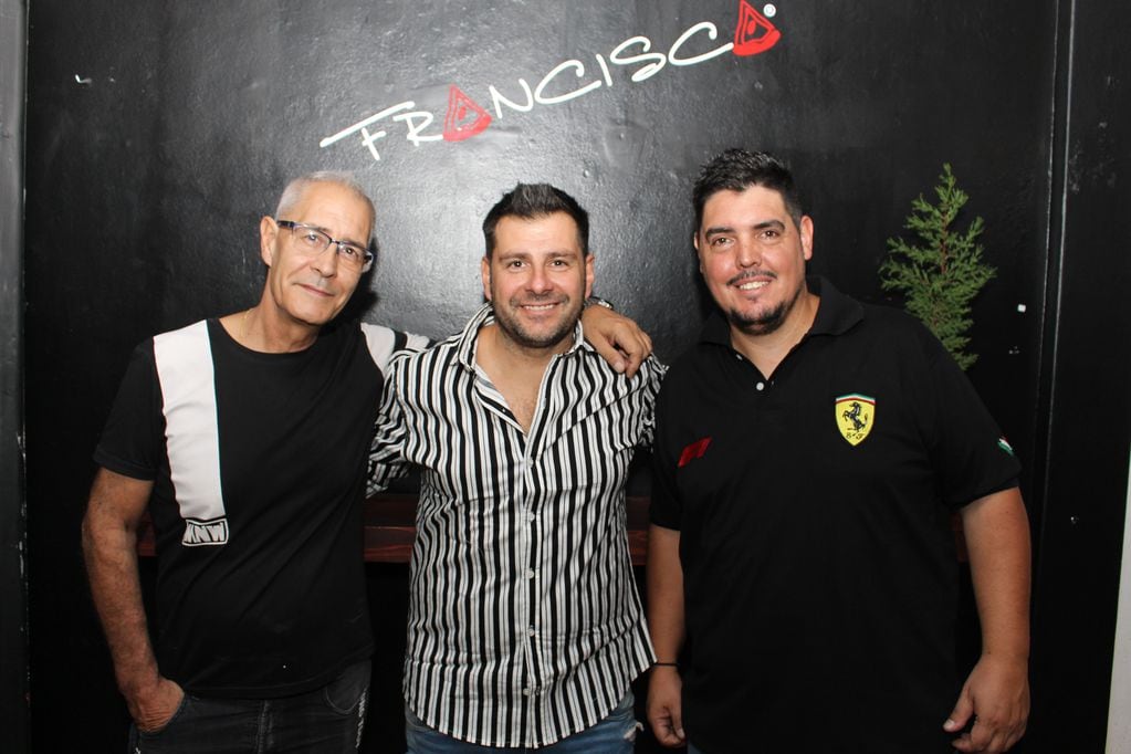 Carlos Luis Airoldi, Marcelo David Airoldi y Federico Luna.