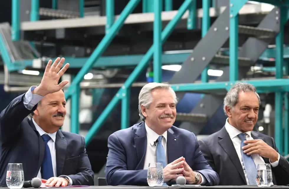 El presidente Alberto Fernández habló en La Rioja durante la inauguración de una planta textil modelo.